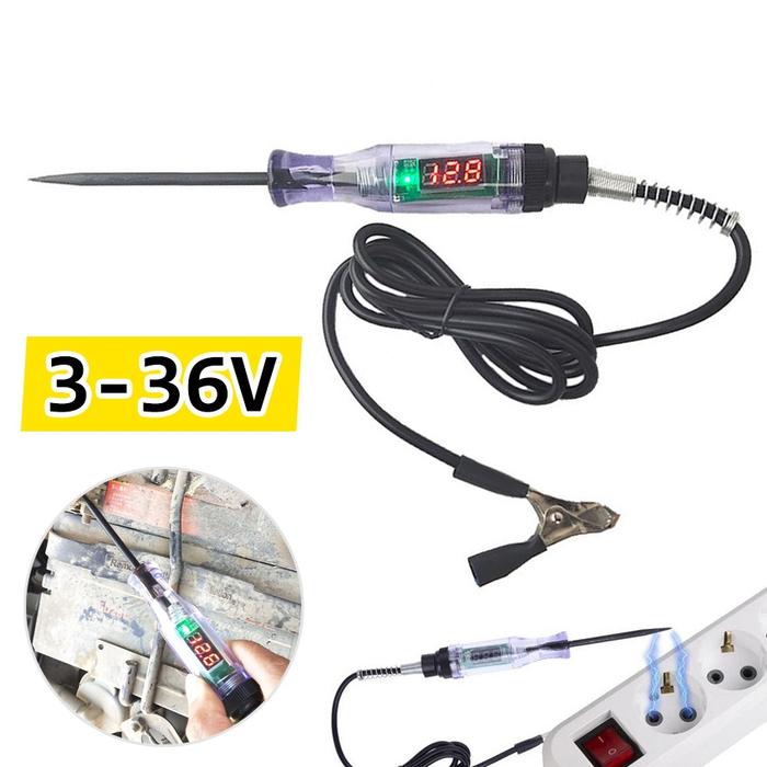 Circuit Test Pen Mobil Circuit Tester Tespen Digital DC Tester Testpen Kelistrikan Listrik Mobil