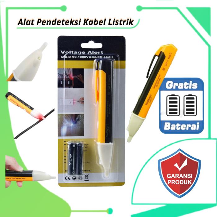 GARANSI Tespen Listrik Bunyi Cek Kabel Putus / Tes Pen Pendeteksi AC DC Canggih