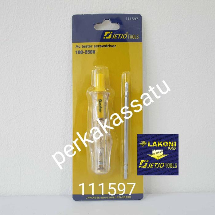 OBENG TESPEN TES PEN BOLAK BALIK 2 ARAH LAKONI PRO JETJO TOOLS 111597