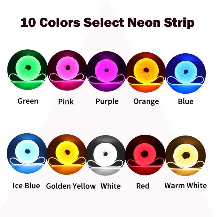 12V Outdoor Solar Silicone Neon LED Strip 120LEDs/M 2835 6*12MM Shape Waterproof 1M 2M 3M 4M 5M For