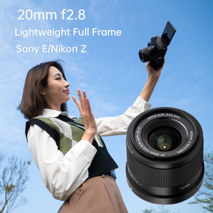 VILTROX 20mm F2.8 for Sony e Lens Nikon Z Mount Lens Full Frame Camera Lens Ultra Wide Angle Auto Fo