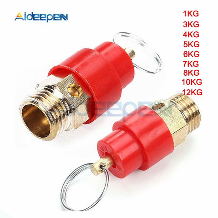 1/3/4/5/6/7/8/10/12KG Air Compressor Safety Release Relief Valve Connector Air Gas Pressure Regulato