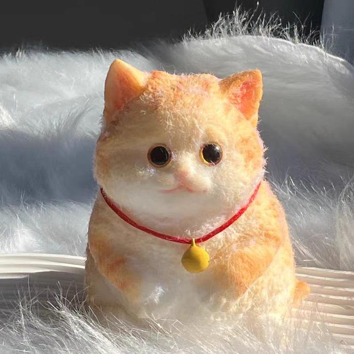 NEW Huge Kawaii Chubby Cat Orange Cat Ragdoll Cat Fluffy Soft Sticky Girl Birthday Kids Girl Gift Fi
