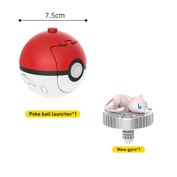 Pokemon Figure Battle Spinning Top Pikachu Pokeball Charmander Squirtle 5 Styles Pvp Interactive Gam