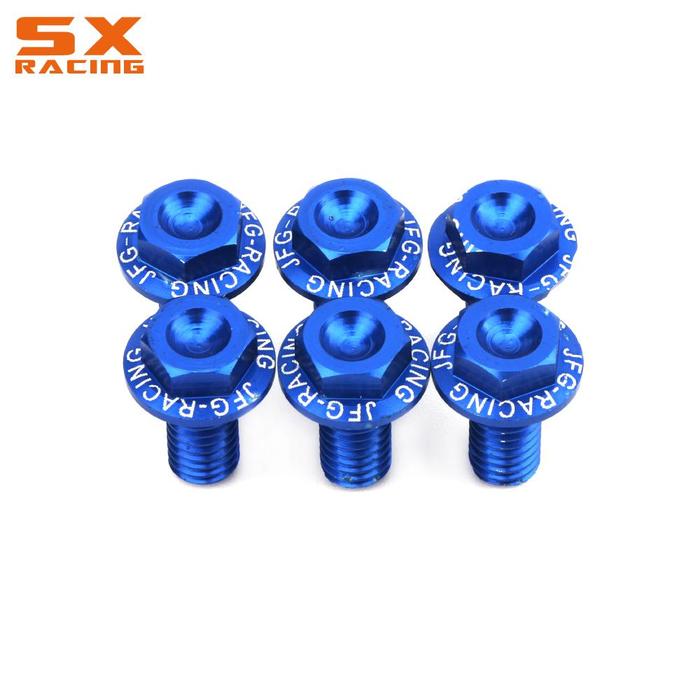 CNC Front k Guard Bolt Screws YAMAHA YZ125 YZ250 YZ250F YZ450F WR250F WR250R WR250X WR450F YZ WR 12