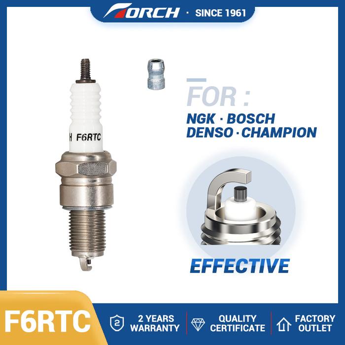 China  TORCH Spark Plug F6RTC Raplace  Candle BPR6ES(7822) DENSO W20EPR-U 2101-3707000 2108-3707010 