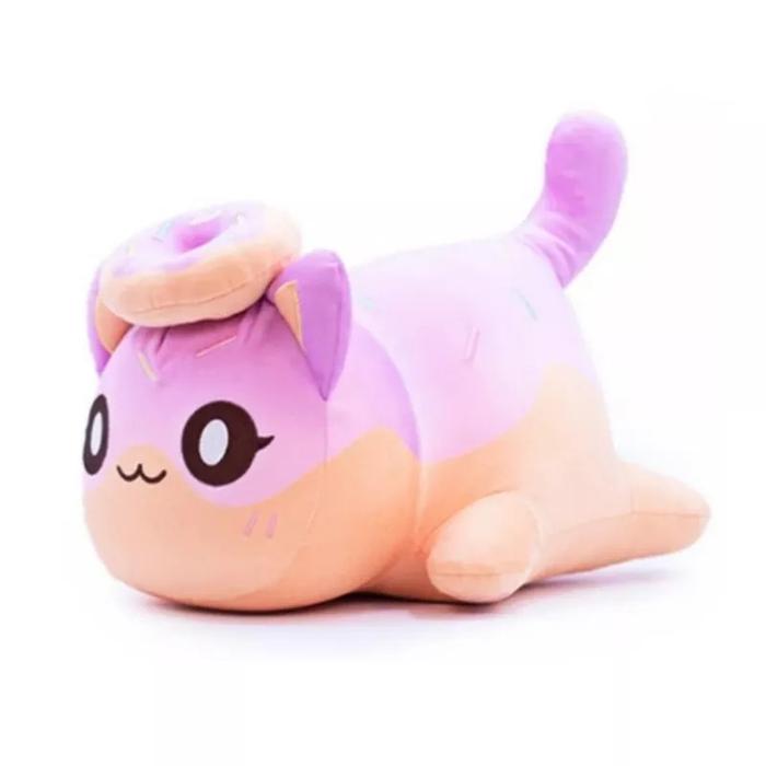 Aphmau Meows Cat Plush Toy Soft Meemeow Stuffed Donut Cat Plushes Kawaii French Fry Cheeseburger Foo