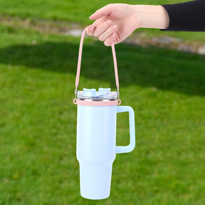 Silicone Water Bottle Handle Fit Most 8-40oz Bottle Water Bottle Carrier Water Bottle Holder for Sta