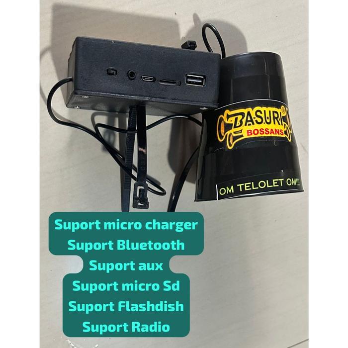 MODEL TERBARU KLAKSON TELOLET BASURI KLAKSON BASURI SEPEDAH ANAK SUPORT BLUETOOTH