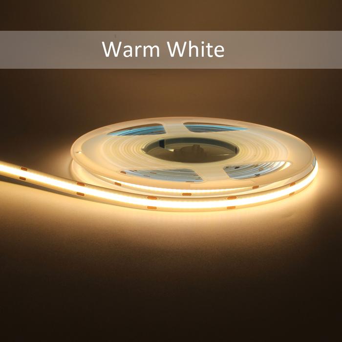 5M COB LED Strips 12V DC 24V RA90 320LEDS/M 1M 2M 3M 4M 3000K 4000K 6000K High Density Flexible Non-