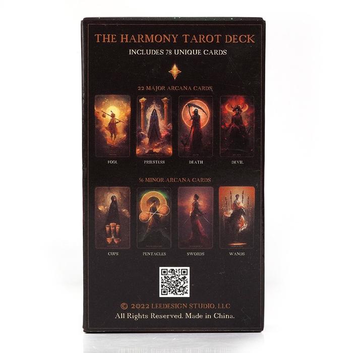 The harmony tarot deck 78 Uniquely Design Tarot Cards Created By Harmonizing The Two Worlds of AI an