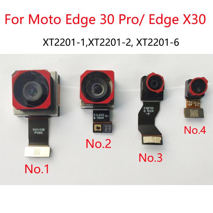 For Motorola Moto Edge 30 Pro Replacement Original Rear Back Camera Glass fingerprint Camera head Le