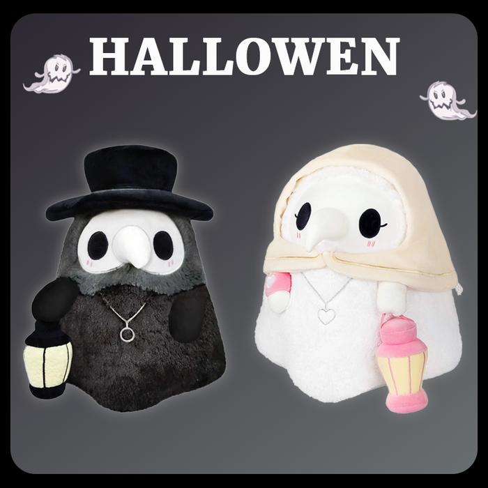 Halloween Gifts Anime Character Bird Mouth Crow Doctor Plush Doll, Crow Nurse Doll Plague Doctor Per