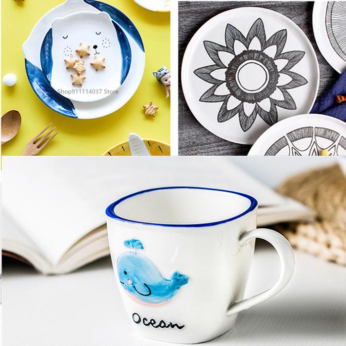 Pottery Art Underglaze Marker Pen Ceramic Pigment DIY Ceramic Clay Painting Special Pen Dot Painting