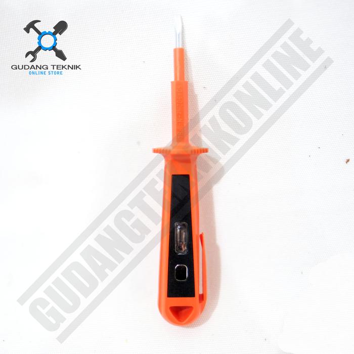 Obeng Test Pen IWT ORANGE 155mm 190mm / Tespen Listrik AC 15cm 19cm IWT