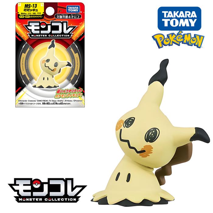 Original TAKARA TOMY Pokemon Figure Toys Mimikyu Maushold Lapras Charizard Umbreon Sylveon Vaporeon 