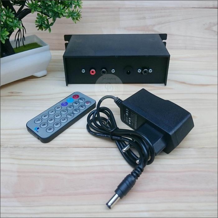 Modul Mp3 Player Bluetooth Vire Display Biru Remot Adaptor