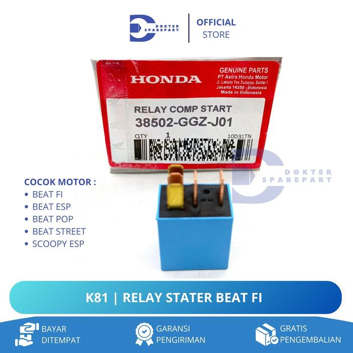 K81 RELAY STATER KAKI 5 BEAT FI / BEAT ESP / BEAT POP / BEAT STREET / SCOOPY ESP / RILEY / RILEI