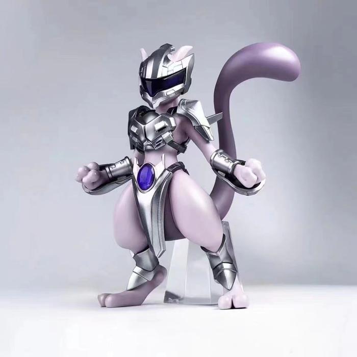 Anime Pokemon Figures Mew Mewtwo Action Figures Legendary Anime GK PVC Collection Model Perimeter To