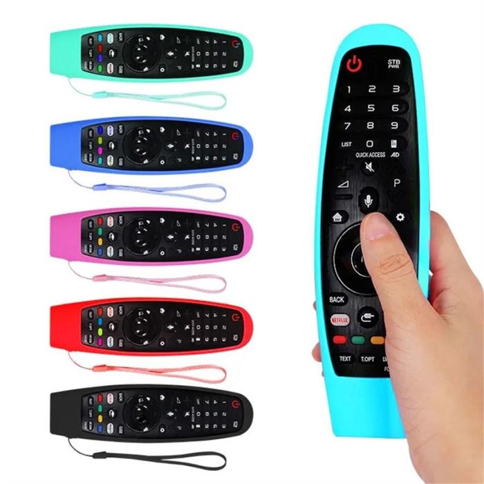 Protective Silicone Case for LG TV AN-MR600 650 diy AN-MR18BA MR19BA Remote Control Cover Shockproof