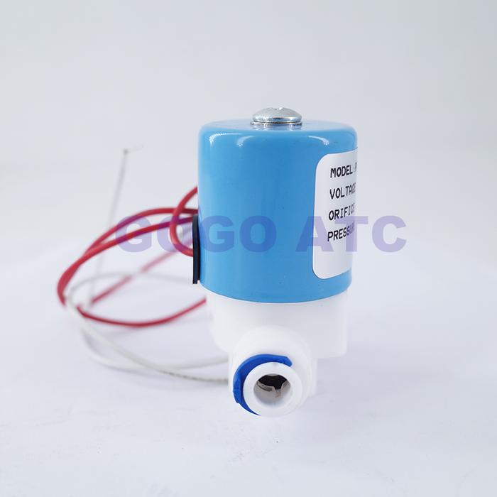 New Type PSC-3 2 way Plastic water dispenser micro solenoid valve 1/4 pipe 24V 12V DC flow control f