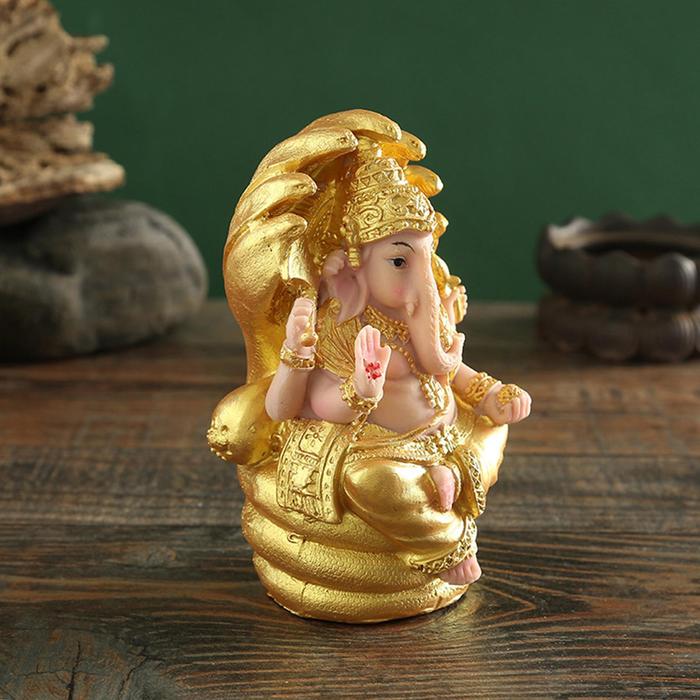 Collection Resin Lord Ganesha Figurine Hindu Buddha Office Mandir Diwali Decorative  Car Dashboard G