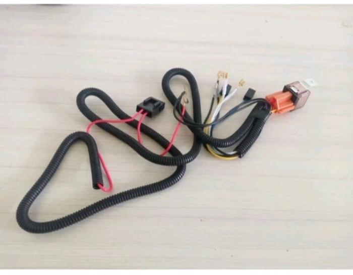 Kabel Relay Klakson Set // Kabel Set Relay Klakson Keong Plus Relay Transparan Motor original