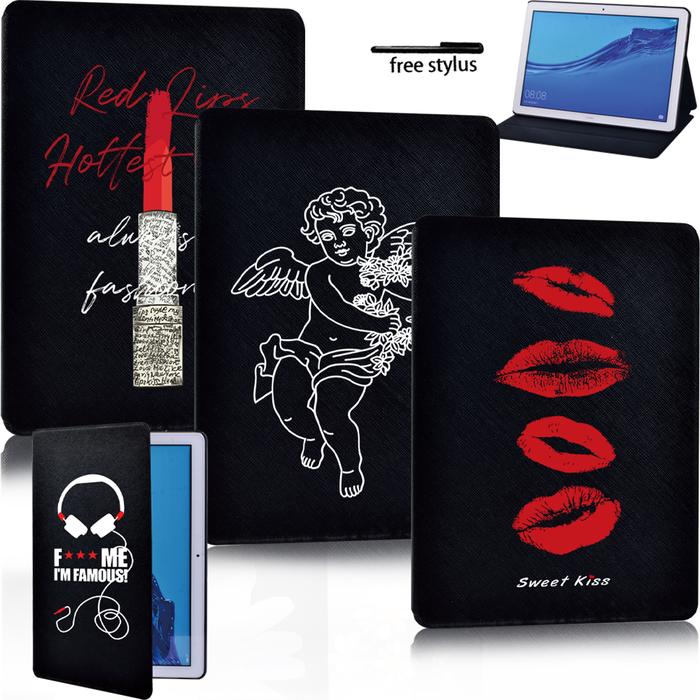 Cover  Huawei MediaPad M5 Lite 10.1"/T3 8.0/T3 10 9.6"/T5 10 10.1" Tablet Protective Case  MediaPad 