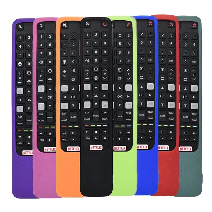 Colorful Silicone case Remote Control Cover  TCL RC802N YUI1 YU14 U43P6046 U49P6046 Non-slip Silicon
