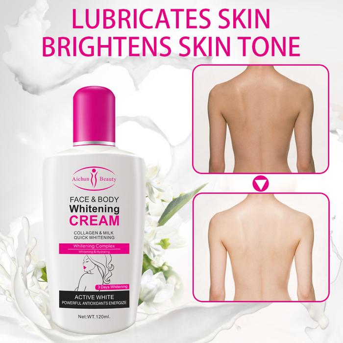 Collagen Milk Bleaching Face Body Cream Skin Body Moisturizing Breast Brightening Moisturizing Lotio