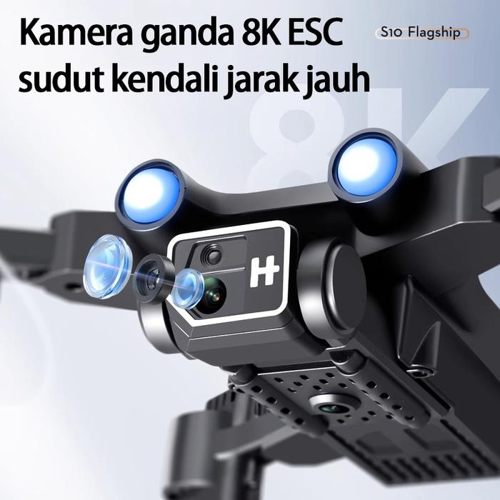 Bisa terbang 10000 meter Drone E88 kamera udara Kamera definisi tinggi 8K 1080P/3 buah masa pakai ba