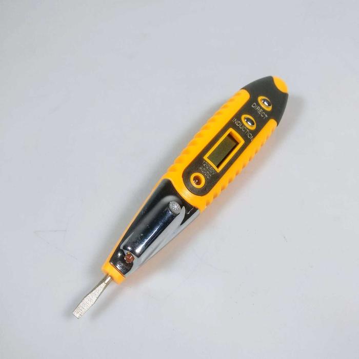 FASFER Tespen Tester Non Contact AC Detector LCD Display 12-250V / Tespen Tester Listrik pendeteksi 