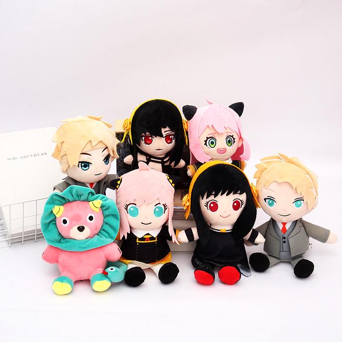 20-26cm Spy X Family Plush Toys Anya Yor Loid Forger Anime Figure Filling Doll Cute Cartoon Educatio