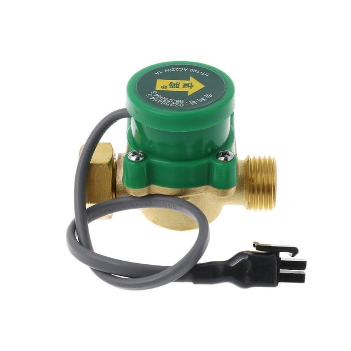 HT-120 G1/2 \"-1/2\" Hot And Cold Water Circulation Pump Booster Flow Switch 1.5A HT-120 Water Pump 