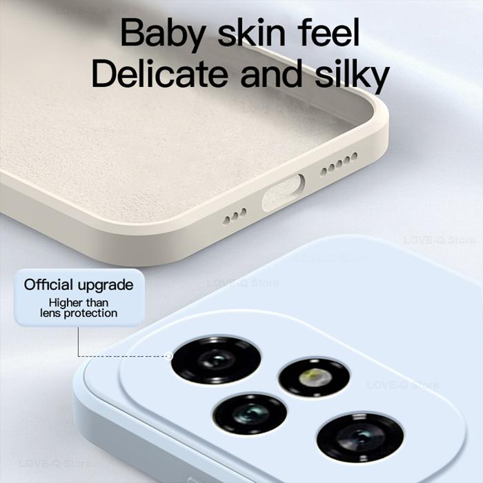 For Honor 200 Pro Case Liquid Silicone Camera Lens Protector Phone Case For Honor 200 Pro Honor200 P