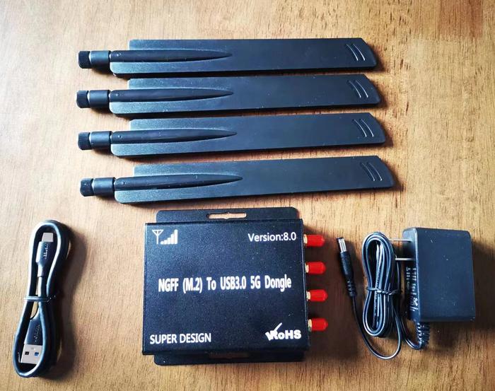 Industrial 5G Module Modem M.2 to USB3.0 Adapter Kit Quectel RM500Q RM500Q-AE/RM502Q-AE/RM505Q-AE RM