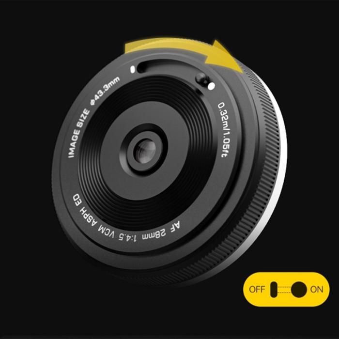 VILTROX AF 28mm F4.5 Chip Autofocus Full Frame Camera Lens Retro Slim For Fujifilm X Sony E Nikon Z 