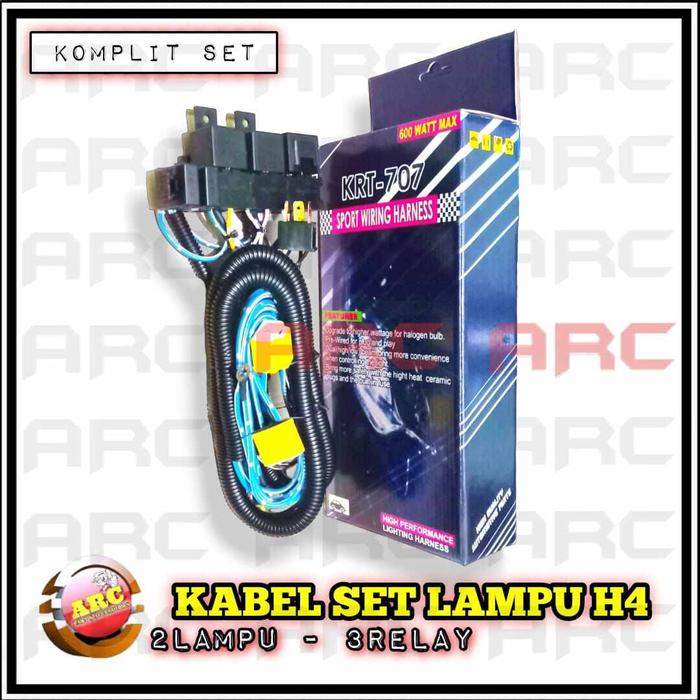 Kabel relay set lampu mobil KRT 707