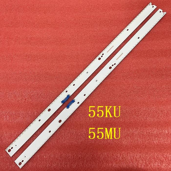 LED Backlight strip(2)for Samsung UE55LS003A UE55MU6500U UE55MU6400U UE55KU6500U UE55KU6400U UE55KU6
