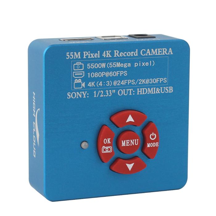 SONY IMX307 48MP 50MP 2K VGA HDMI USB TF 1080P Video Microscope Camera C MOUNT Lens For Phone Tablet