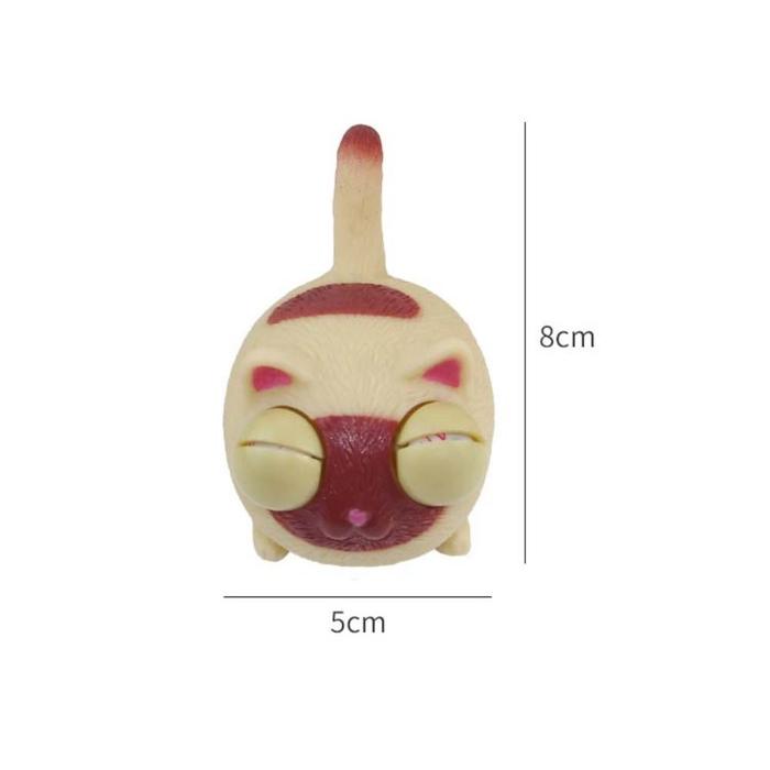 Cat Decompression Ball Cat Squeeze Toys Fidget Squeeze Cat Vent Ball Squeezing Sensory Toys Burst Ey