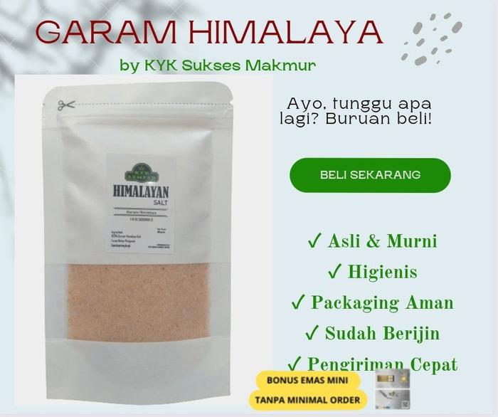 KOMPLIT GARAM HIMALAYA / HIMALAYAN SALT PINK / Bumbu sedaap / Bumbu tabur aneka rasa / Bumbu mpasi b