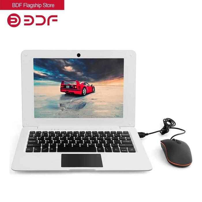 Windows 10 Computer Laptop Mini 10.1 Inch 6GB+64GB Ultra Thin and Light Netbook Intel Quad Core CPU 