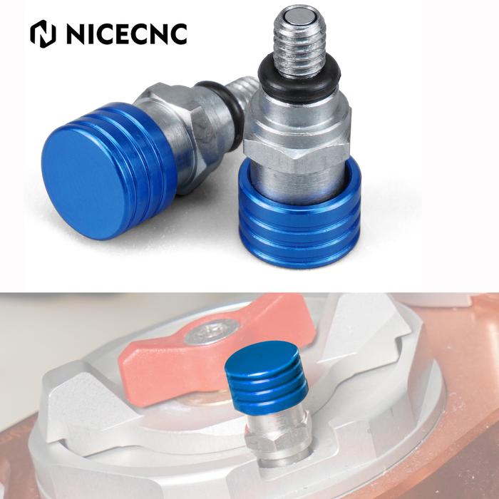 NiceCNC M5x0.8 k Air Bleeder Valve  YAMAHA YZ YZF WR WRF 125 250 250R 250X 450 TTR 230 Honda CR CRF 