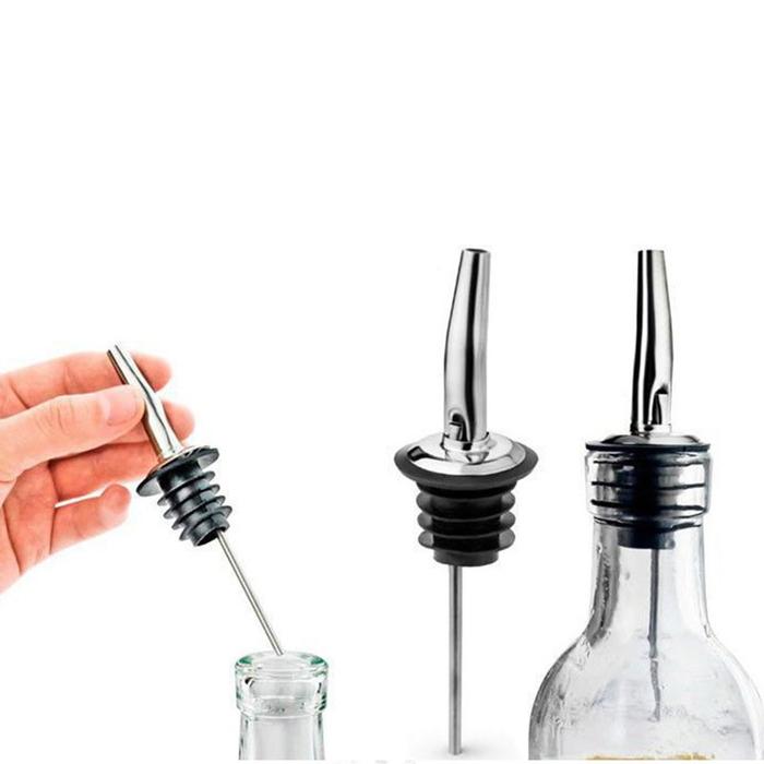 Wine Whisky Bottle Dispenser Liquid Pourer Stopper Bartender Bar Tools
