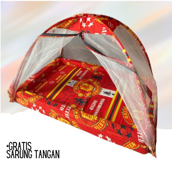 HEMAT Kasur Bayi Kelambu 1 Set Lengkap Motif Bola Perlengkapan Baru Lahir Baby Nest Tempat Tidur Bed