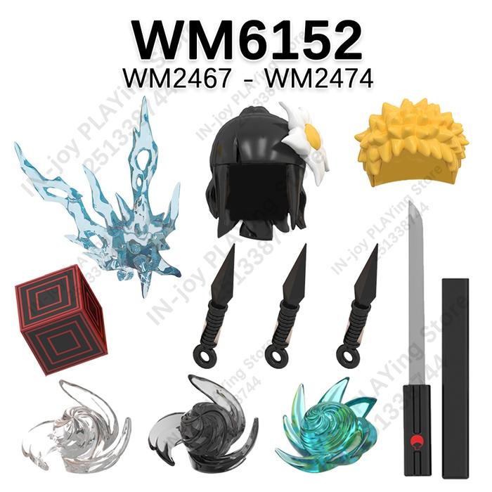 WM6152 Compatible Action Figures Parts WM2467 WM2468 WM2469 WM2470 WM2471 WM2472 WM2473 WM2474 WM B