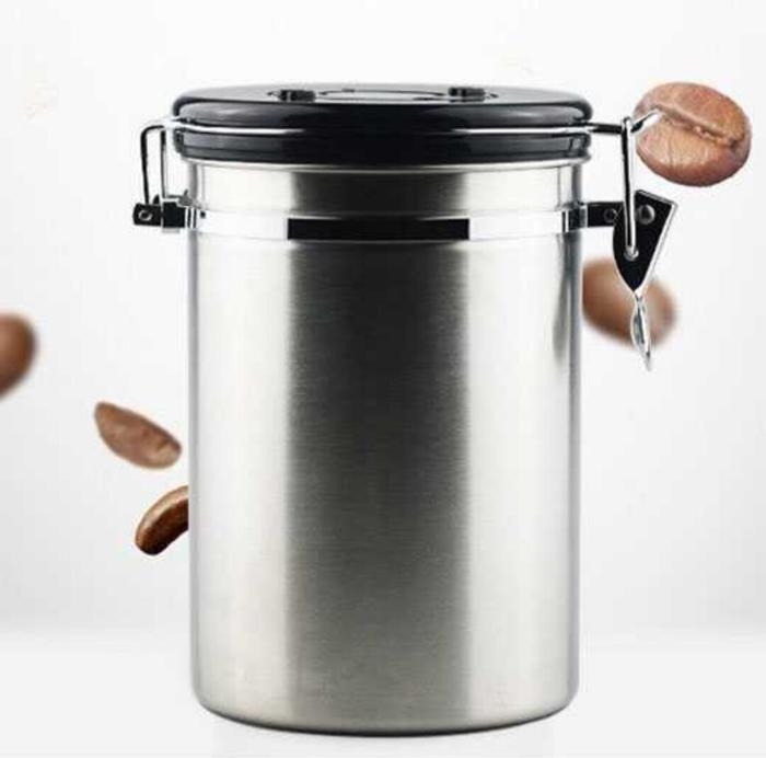 TERBARU Botol Kaleng Tempat Susu Bubuk Bayi Stainless 1500ml Tempat Penyimpanan Serbaguna Toples Bes