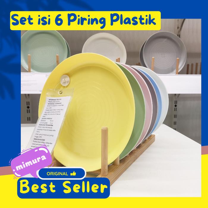 HEMAT Piring Plastik Plate Makan Anak Bayi Peralatan Makan Pesta IKEA