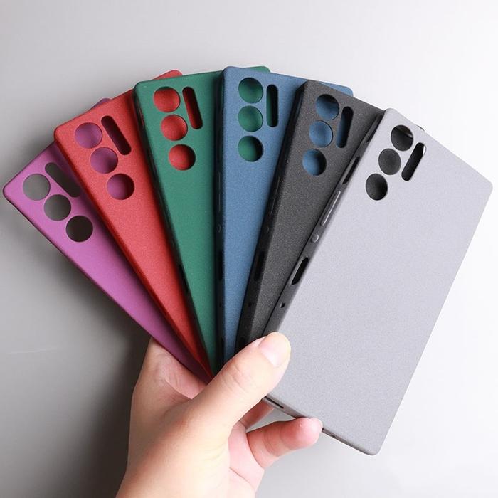 Slim Sandstone Silicone Case  ZTE nubia Red Magic 9 8 Pro Plus 9 8s 8 7s 7 6 Pro 6R Matte Frosted So